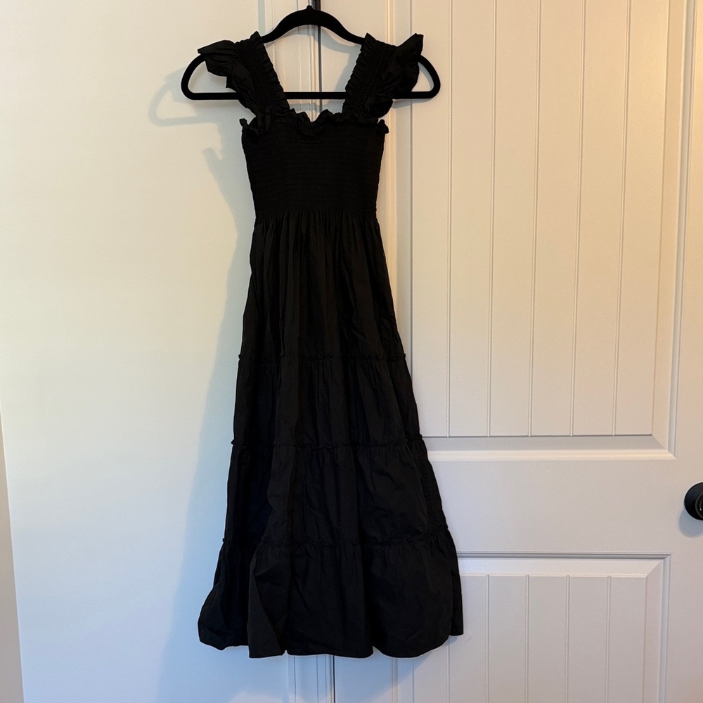 Quince Black 100% Cotton Nap Dress